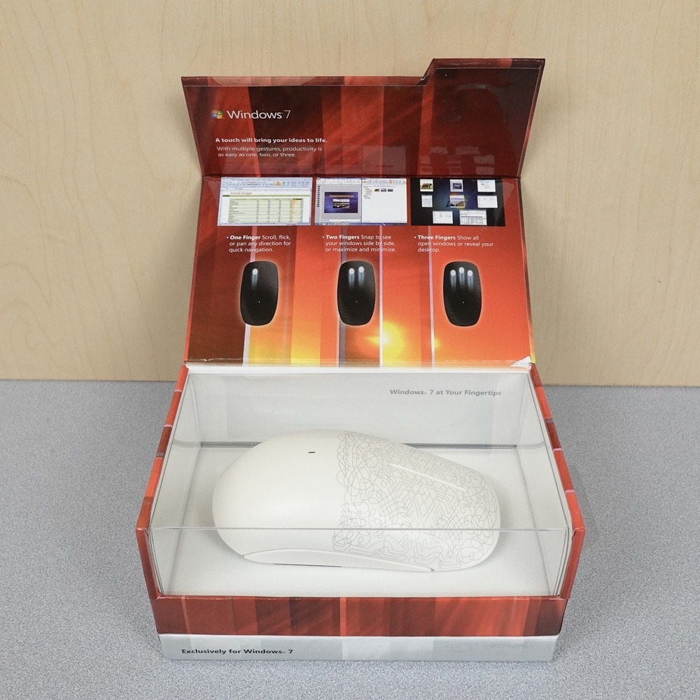 Microsoft Touch Mouse Limited Edition Artist Series Deanne Cheuk Windows 7 NEW
